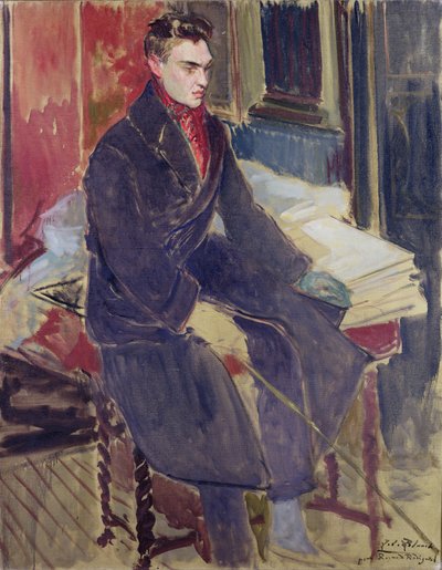 Porträt von Raymond Radiguet (1903-23) von Jacques Emile Blanche